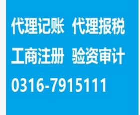 專業招商服務，選擇可信賴的合作伙伴——廊坊賽馳會計公司